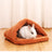 Red winter sleeping bag for rabbits and hamsters