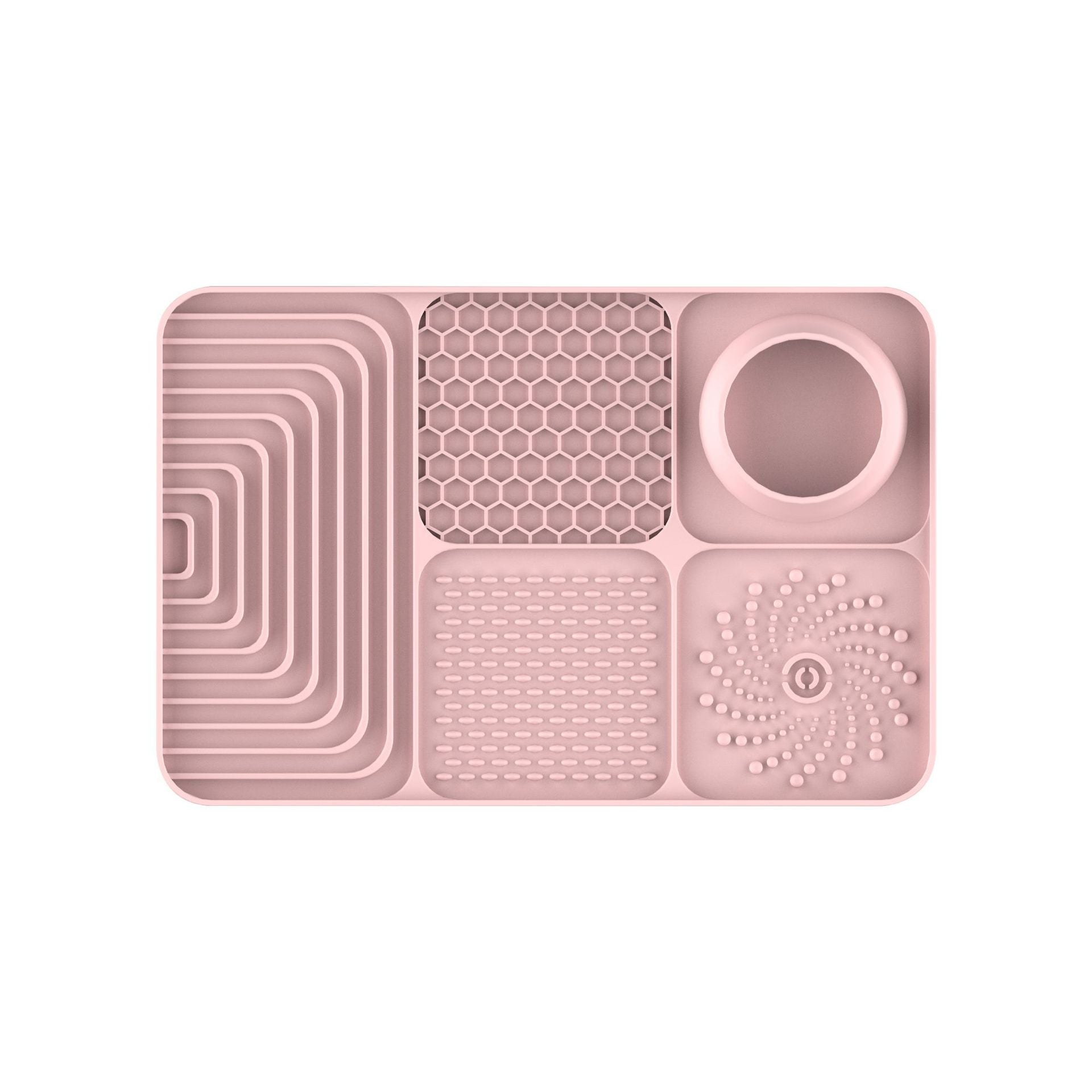 Silicone Pet Lick Mat Slow Feeder Tray with Suction Cup Non-Slip Base for Cats and Dogs
