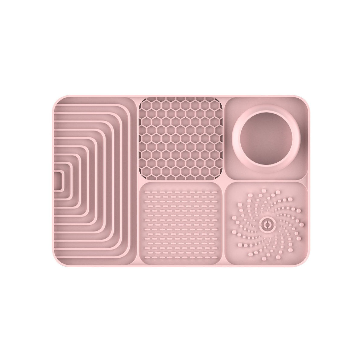 Silicone Pet Lick Mat Slow Feeder Tray with Suction Cup Non-Slip Base for Cats and Dogs