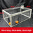 White metal pigeon loft landing cage with one way door, view 14