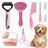 Double-Sided Dog Grooming Comb for Detangling and Loose Fur