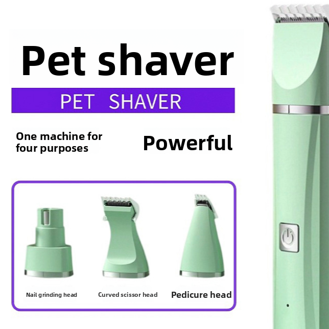 Slim Paw and Face Trimmer with Grinder Attachments for Dogs and Cats