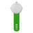 Rechargeable clip-on LED dog collar light in Green