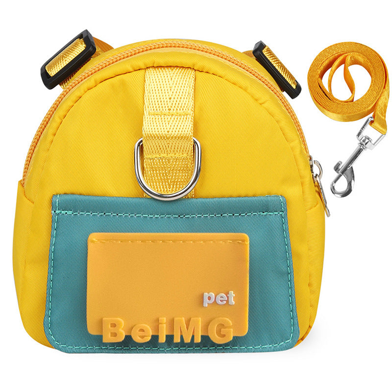 Dog backpack harness with matching lead, 2 sizes available