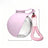 Collapsible Silicone Pet Water Bottle with Stainless Steel Interior and Carry Hook