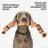 Press sound squeaky plush dog toy sausage or ball - photo 6