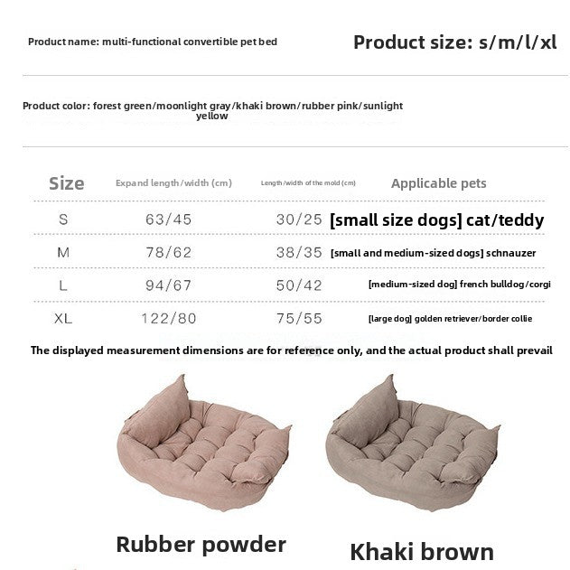 Foldable convertible cat bed that becomes a sofa, photo 4 of 49