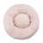 Round long plush donut pet bed for cats, photo 51 of 80