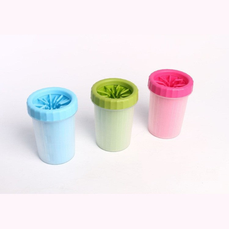 Portable Dog Paw Washer for Small and Medium Dogs, Silicone Bristles