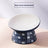 Ceramic Pet Bowl in Cat Head, Slanted or Flat Water Styles with Anti-Knock Stable Base