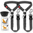 Shock-absorbing bungee lead for large dogs, close-up detail view