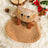 Cartoon pet cape for dogs and cats in Brown, material detail