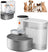 3L Gravity-Flow Pet Water Fountain with Rechargeable Battery for Cats and Small Dogs
