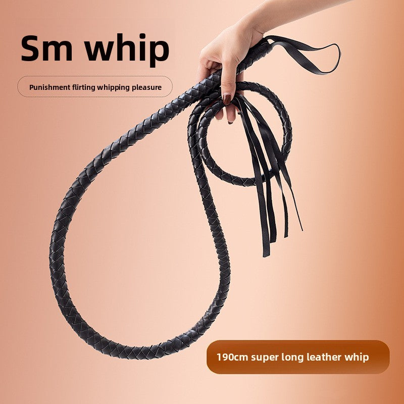 Long Leather Whip