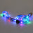 USB rechargeable LED dog collar and lead, in use with a pet