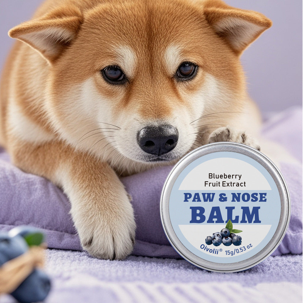 Moisturising Pet Paw Balm for Winter, Blueberry or Coconut