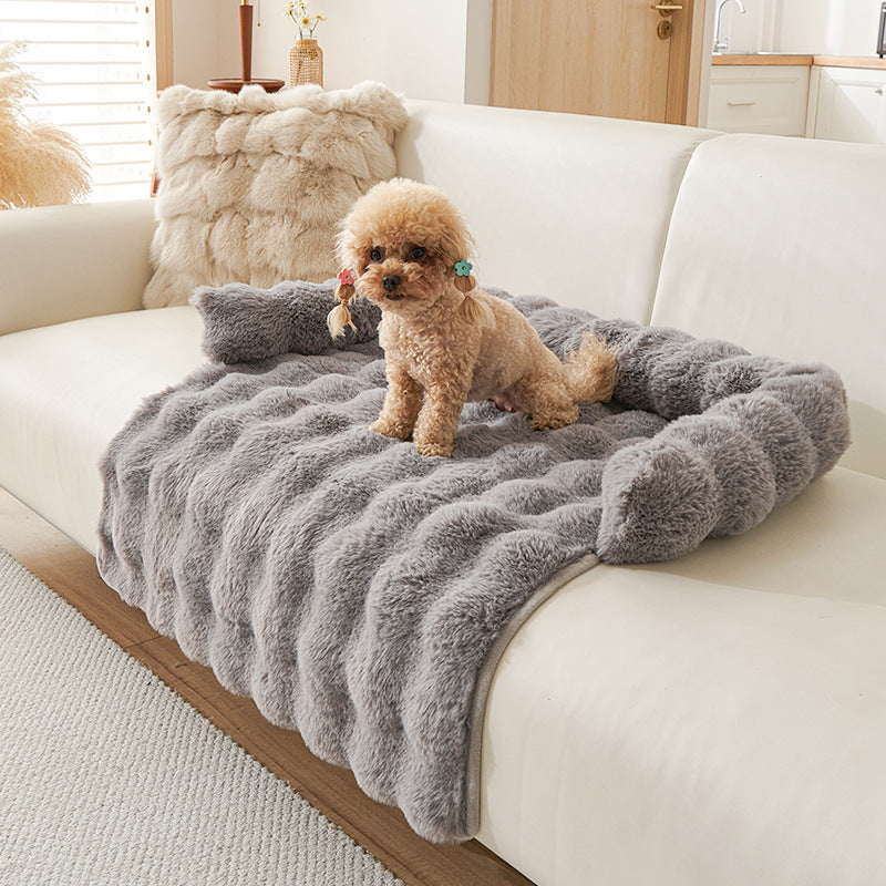 Thick square pet sofa cushion bed for dogs and cats, photo 12 of 23