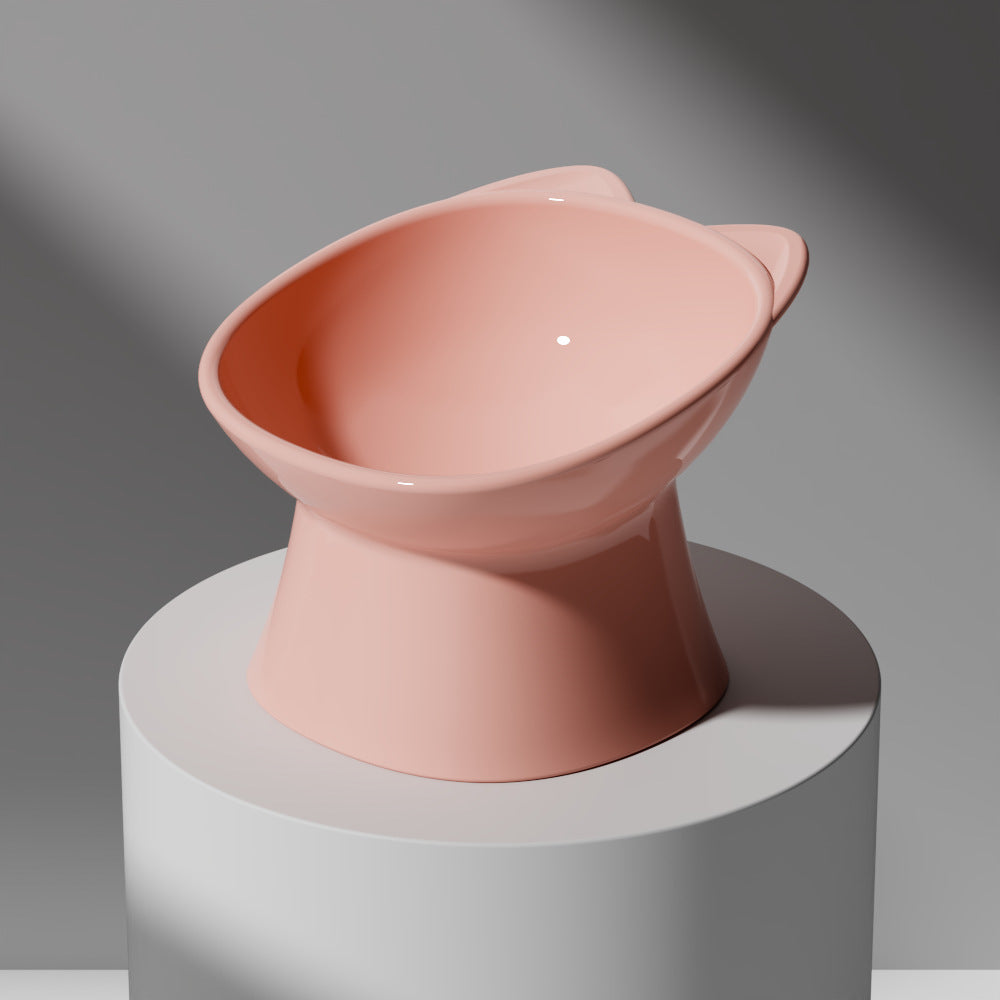 Raised tilted cat food bowl with anti-tip base, photo 8 of 8