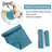 Summer cooling scarf for dogs and cats in Grey, side view