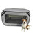 Foldable soft pet crate for small dogs, photo from another angle