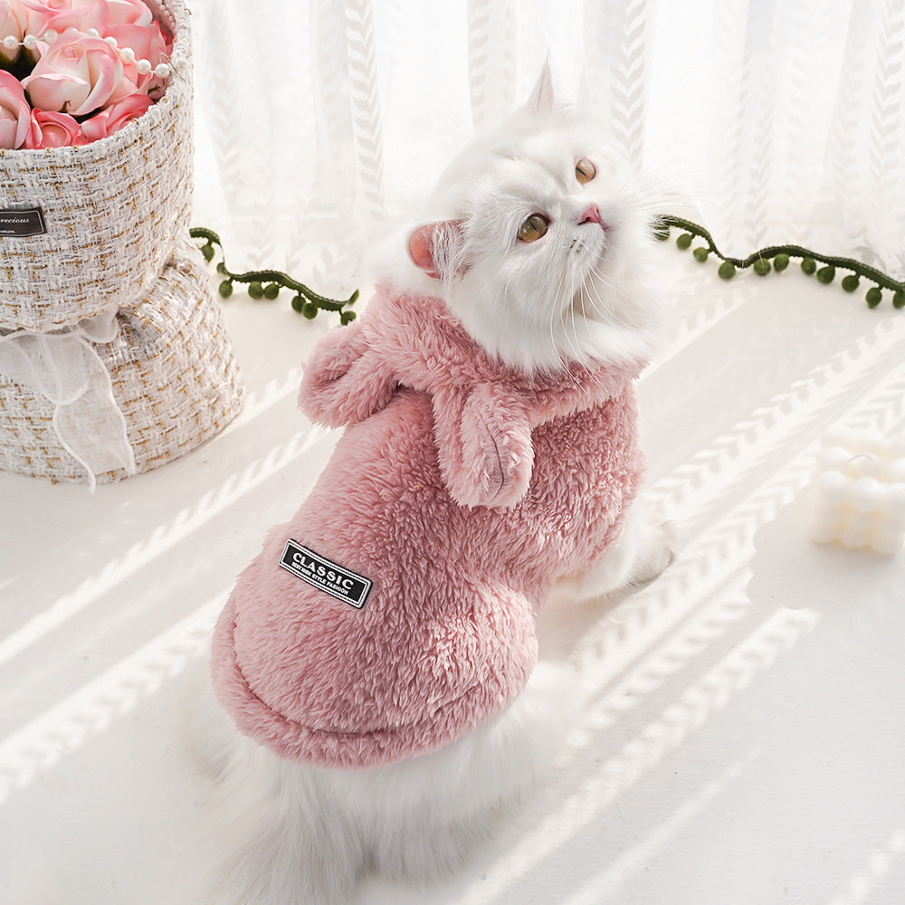 Bunny ear hoodie for dogs and cats, available in 3 colours, image 2