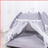 Pink enclosed cat tent bed with soft lining, view 50