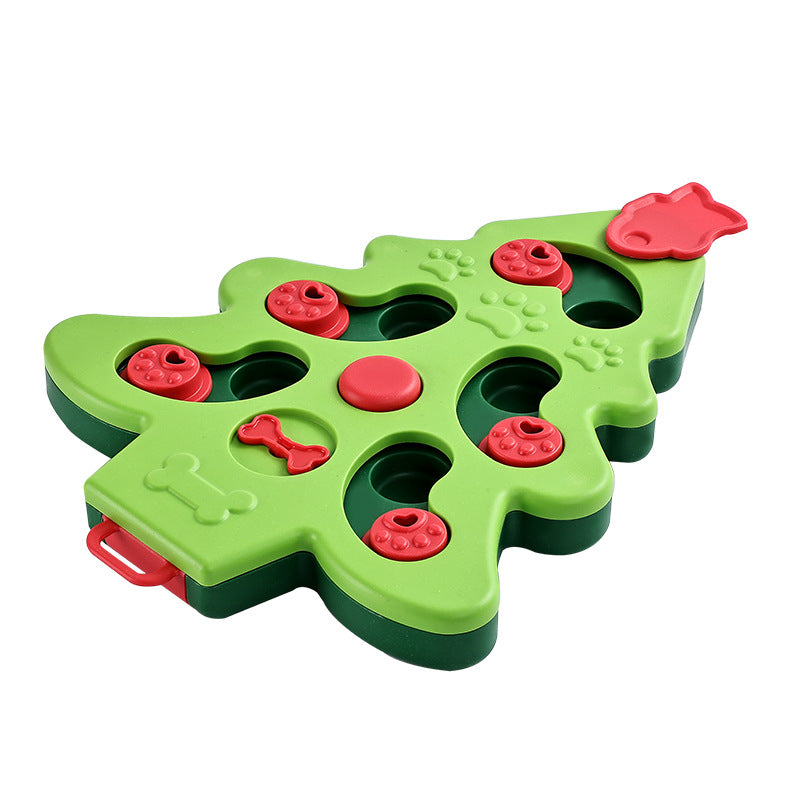 Puzzle Slow Feeder Toy Bowl for Dogs, Bite-Resistant PP Plastic, Choice of Shapes