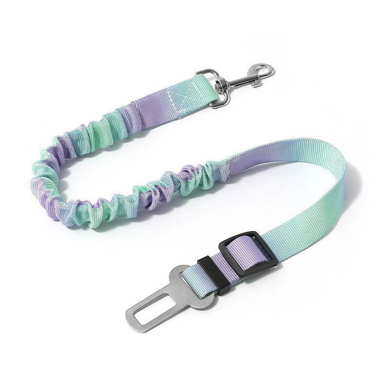 Retractable pet car seat belt for dogs and cats, product photo