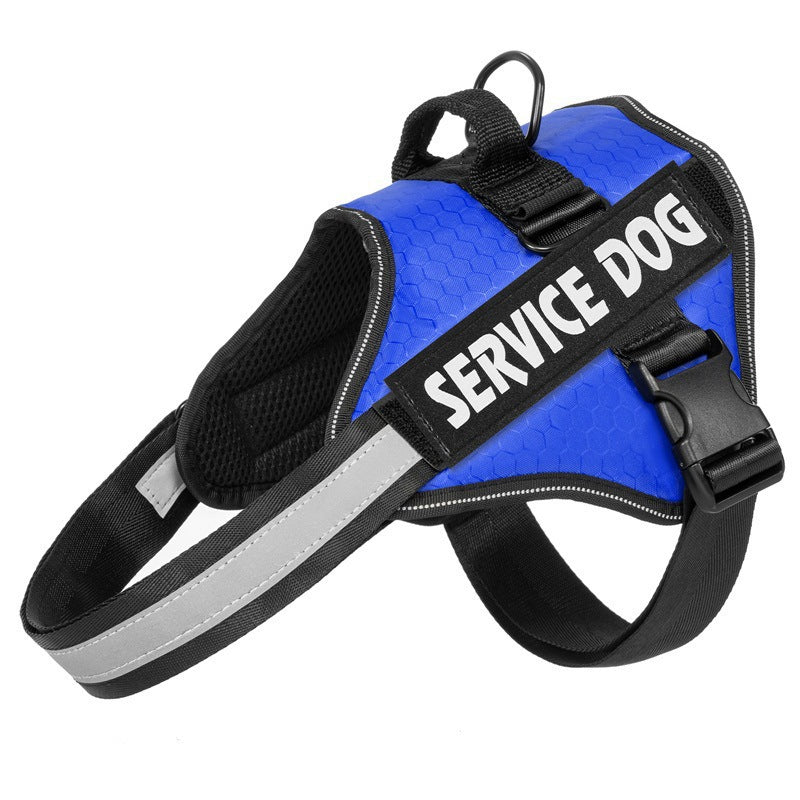 Reflective cloth vest dog harness, 6 sizes available