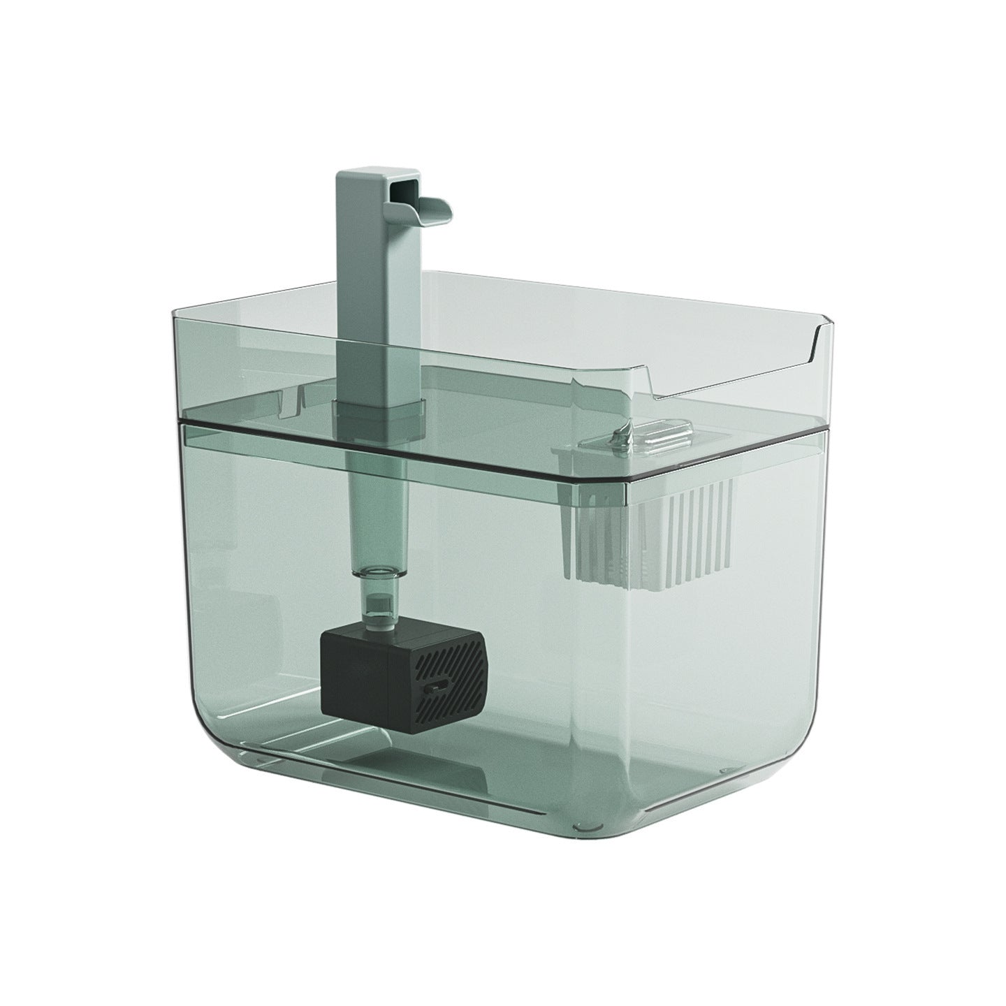 Silent Circulating Pet Water Dispenser with Filter Cotton, Large Capacity for Pets