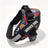 Reflective Oxford dog harness with hook and loop patch areas, 6 sizes available