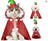 Selection of funny Halloween and Christmas costumes for pets