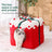Fleece-lined Christmas pet house for cats and small dogs, photo from another angle