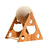 Sisal cat scratching ball on a wooden stand, photo 4 of 7