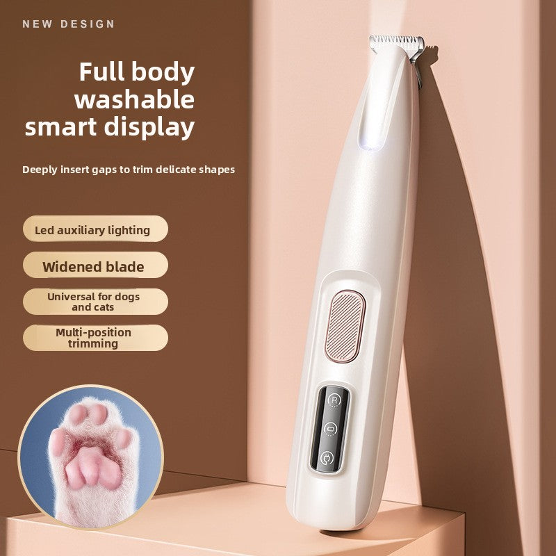 Waterproof LED Foot Clipper for Dogs and Cats with Oil Bottle