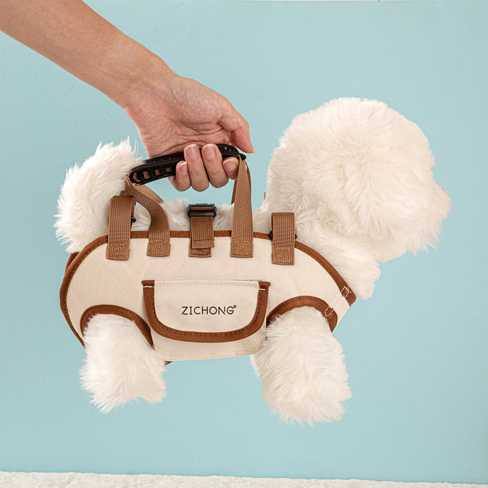 Pet harness, lead and crossbody bag set in 3 colour options