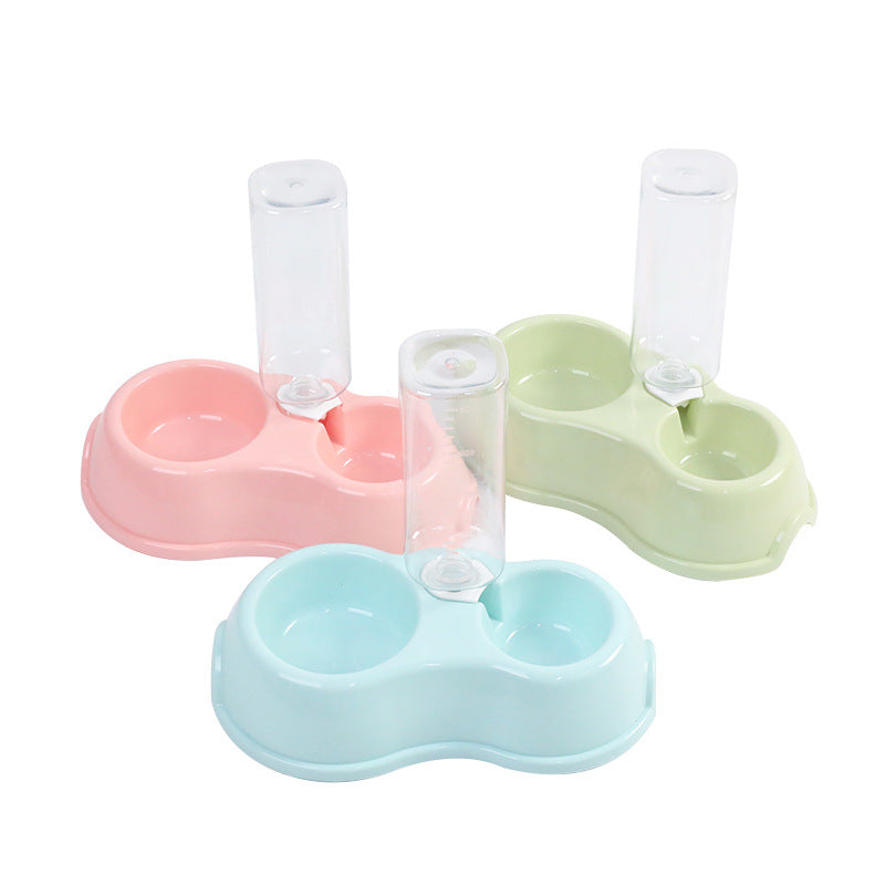 Automatic Pet Food and Water Bowl Set