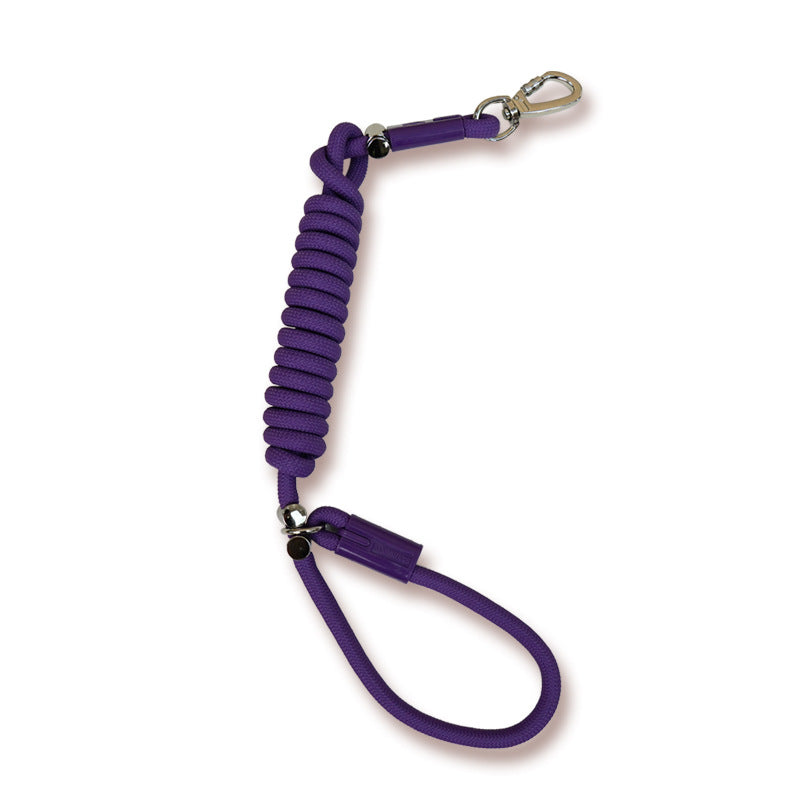Adjustable crossbody rope dog lead in 8 colour options