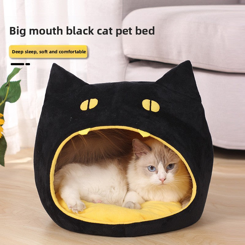 Halloween big mouth pet cave bed, detail photo 2