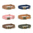 Retro PU leather dog collar and lead, main product photo