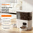 Smart Pet Feeder with 5L Food Hopper, 3L Water Tank, App Control and Optional Video