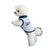 Blue striped polo collar dog vest, in Blue Stripe, image 5