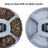 5-Compartment Rotating Automatic Pet Feeder with 24-Hour Timer and USB Power