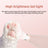 Paw Pad Hair Trimmer for Pets, Cordless with LED Light