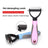 Dematting Comb for Dogs and Cats, Rounded Teeth Detangling Rake