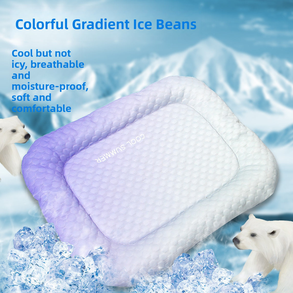 Cooling gel mat for cats and dogs, main product photo