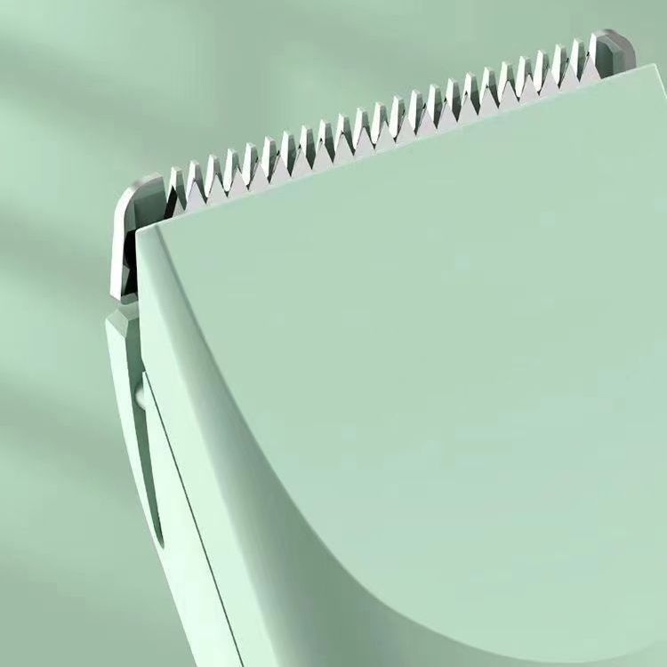 Compact Pet Hair Clipper with Interchangeable Blades, Quiet Trimmer