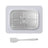 304 Stainless Steel Pet Licking Dish with Silicone Mat and Spatula for Wet Food