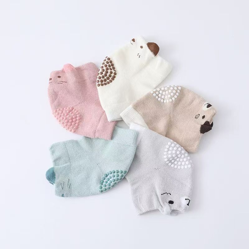 Pair of cotton dog elbow and knee sleeves with shark print, product image 3