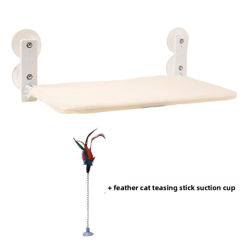 Foldable cat window hammock with suction cups, photo 36 of 52